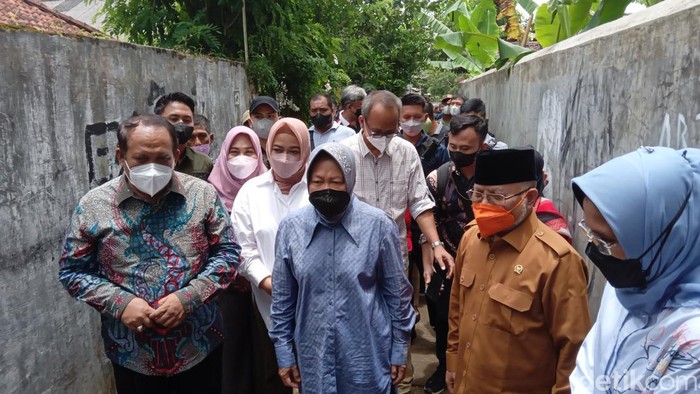 Mensos Risma di Pangandaran