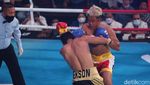 Paris Salam dari Binjai Pernandes Baku Hantam dengan Alet PON di Ring Tinju