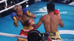 Paris Salam dari Binjai Pernandes Baku Hantam dengan Alet PON di Ring Tinju