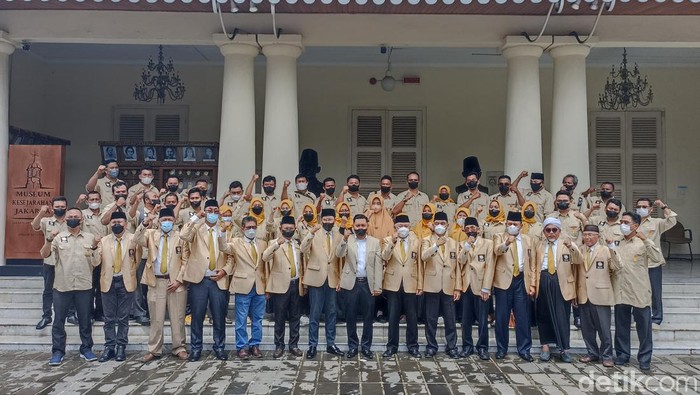 Partai Pelita dideklarasikan di Gedung Joang 45. Mantan Ketua Umum PP Muhammadiyah, Din Syamsuddin, menduduki jabatan Ketua Majelis Pertimbangan Partai (MPP). (Wildan N/detikcom)