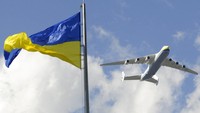 Pesawat kargo ini disebut Mriya yang dalam bahasa Ukraina berarti mimpi. AP Photo/Sergei Chuzavkov