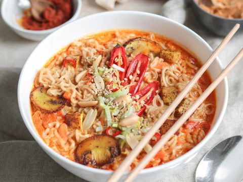 Resep Mie Kuah Jamur Pedas