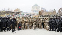 Para pasukan tersebut disiapkan untuk membantu Rusia dalam menjalankan agresi ke Ukraina. Yelena Afonina/TASS via Getty Images