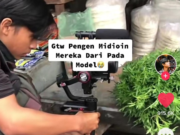 Suasana Pasar Tradisional Jadi Video Sinematik