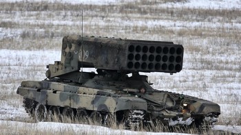 Uji coba bom Thermobaric oleh Rusia. Foto: Wikipedia