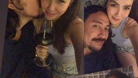 Nah, terakhir ada momennya bersama sang istri Cindy Maria. Beginilah momen romantisnya saat makan pasta bersama.  Foto: Instagram @marcello_tahitoe