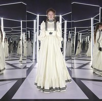 Fashion show kolaborasi Gucci dengan Adidas untuk koleksi musim dingin 2022. Foto: Dok. Gucci.