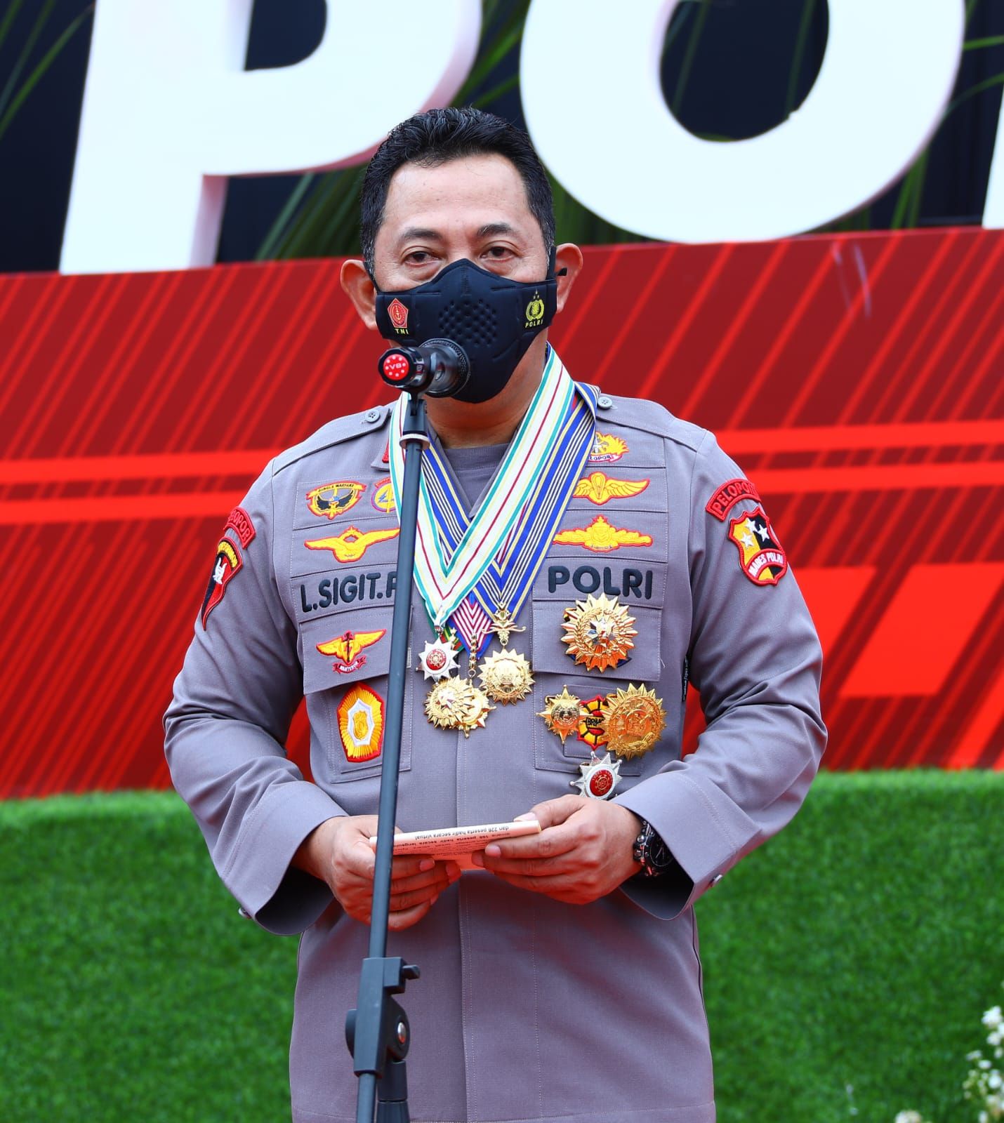 Kapolri Jenderal Listyo Sigit Prabowo di agenda Rapim TNI-Polri 2022