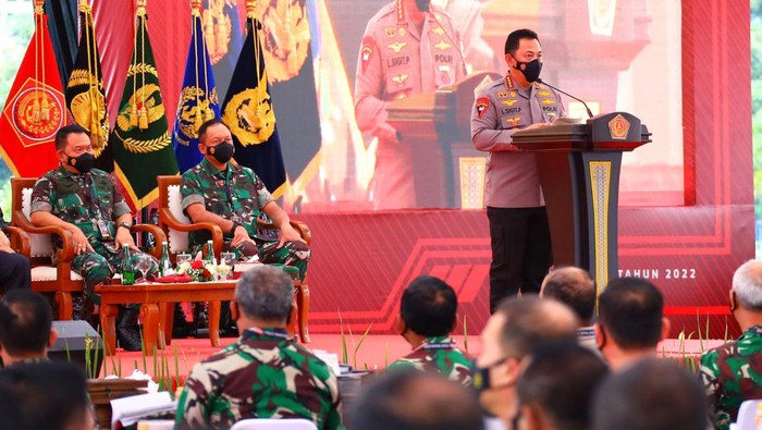 Kapolri Tegaskan Soliditas Sinergitas Tni Polri Modal Kawal Kebijakan