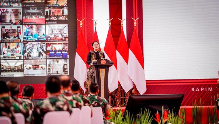 Ketua DPR Puan Maharani di Rapim TNI-Polri