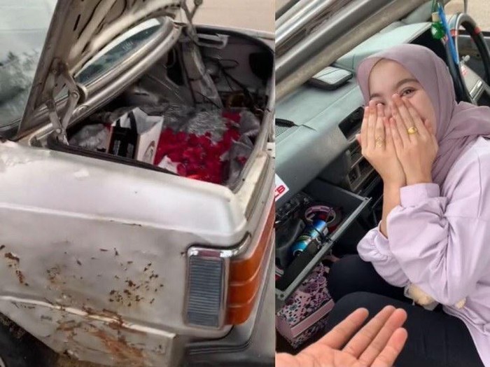 Kisah pasangan viral di media sosial. Kisah pasangan viral di media sosial.