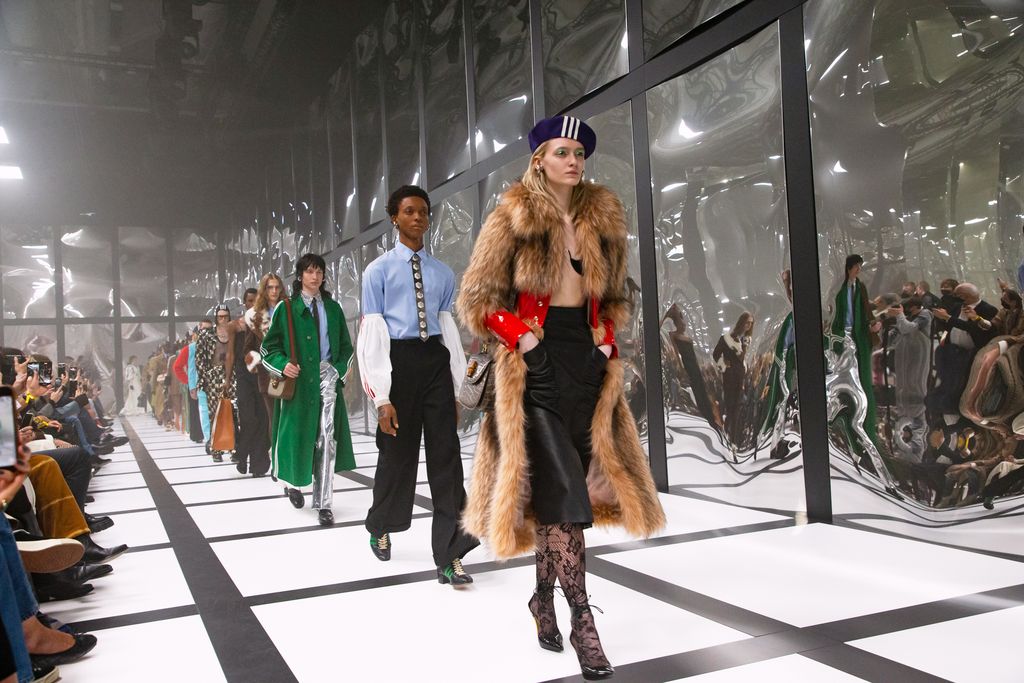 Koleksi Gucci x Adidas di Milan Fashion Week Fall 2022