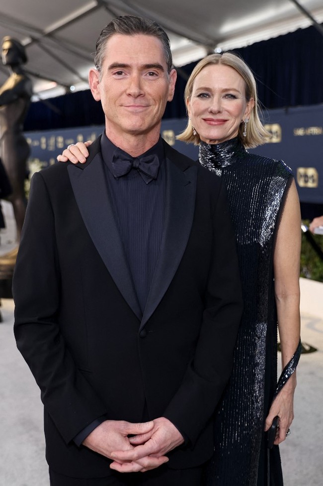 Kini menjadi kekasih Naomi Watts, aktor Billy Crudup memiliki beberapa mantan selebriti. Dia pernah pacaran hingga memiliki anak dengan aktris Mary-Louise Parker. Billy juga pernah menjalin cinta dengan Claire Danes pada 2004 hingga 2006. Foto: Dimitrios Kambouris / GETTY IMAGES NORTH AMERICA / Getty Images via AFP
