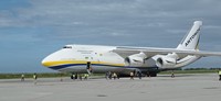 Pesawat Antonov seri AN 124-100 di Bandara Yogyakarta International Airport (YIA) Kulon Progo.