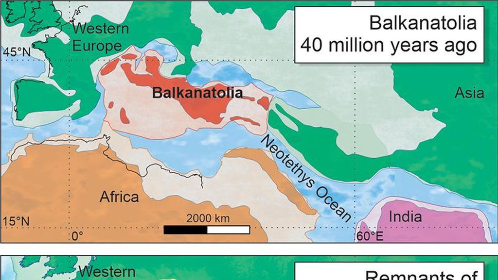 Ilmuwan Temukan Keberadaan Balkanatolia, Benua Kuno yang Hilang