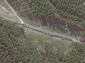 Konvoi Militer Rusia di Utara Ukraina Bergerak Menuju Kiev