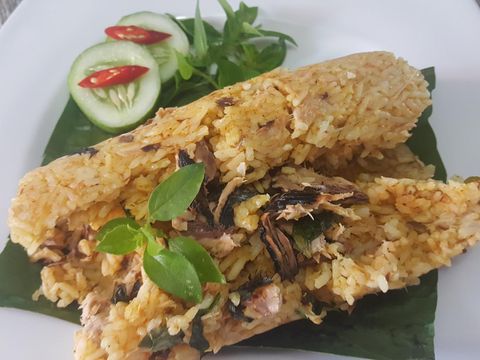 Resep Nasi Bakar Ikan Cakalang