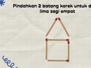 Teka-teki Korek Api Ini Gampang-gampang Susah! Cocok Buat yang Suka Tantangan