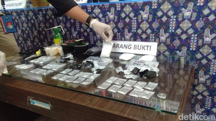 BNN Palopo bongkar kasus narkoba sabu jaringan Lapas Bolangi, Gowa (detiksulsel/Arzad)
