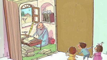 Buku dan bahasa tulisan tangan adalah alat informasi terbesar sepanjang abad. Foto: Boredpanda