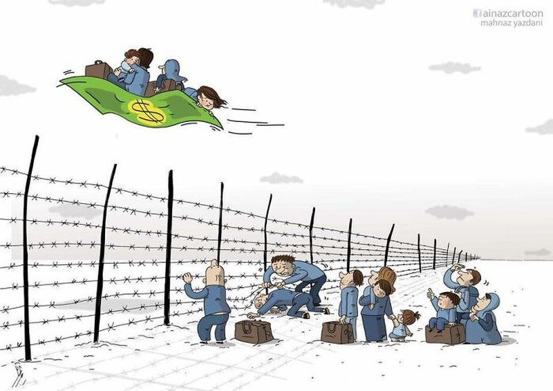 fotoinet Ilustrasi Menohok Tampilkan Kehidupan Modern Saat Ini