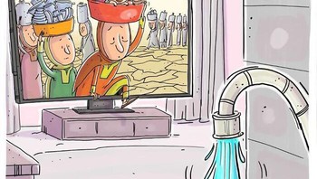 Jangan boros air, karena masih banyak yang kekurangan air bersih. Foto: Boredpanda