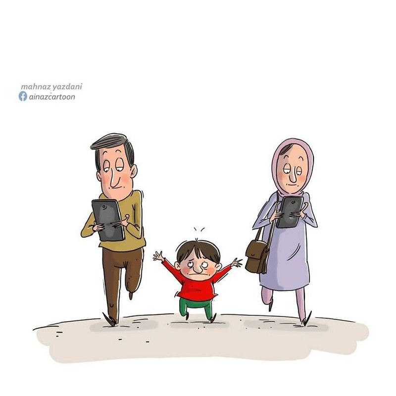 fotoinet Ilustrasi Menohok Tampilkan Kehidupan Modern Saat Ini