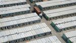 Foto Udara Ribuan Kontainer Tempat Isolasi Pasien COVID di Hong Kong