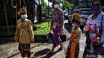 Potret Ibadah Tawur Agung Penuh Khidmat di Pura Aditya Jaya
