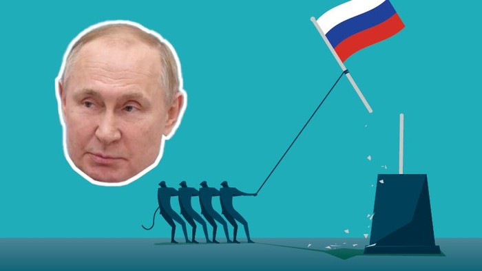 Infografis Rusia diboikot habis-habisan