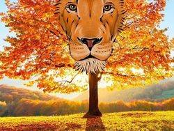 Keren Abis! Ketika Pemandangan Indah Berpadu dengan Gambar Kartun