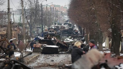 Kota Kiev hingga Kharkiv Luluh Lantak Digempur Rusia