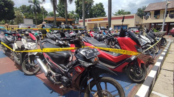 Motor barbuk pelaku curanmor di Bogor
