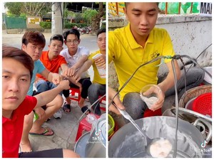 Salut! Para Pemuda Ini Bantu Pedagang Makanan Kaki Lima dengan Cara Seru
