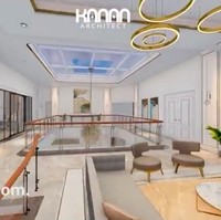 Inilah penampakan rumah Indra Kenz bila sesuai desain. Meski eksterior banyak didominasi gaya klasik, interiornya akan terasa lebih sleek dan modern. Salah satu highlight dari rumah ini adalah pintu setinggi 3 meter. Supaya banyak rezeki yang berdatangan, kata Indra yang terinspirasi saat berkunjung ke rumah Atta Halilintar. (Foto: YouTube/Indrakenz)