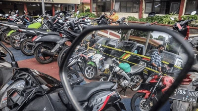 Polres Bogor Ringkus 68 Pelaku Curanmor Serta 48 Unit Motor