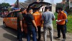 Garis Polisi Melintang di TKP Penemuan Mayat di Bandung