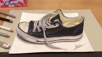 Sepatu. (Foto: aririria_art via Boredpanda)