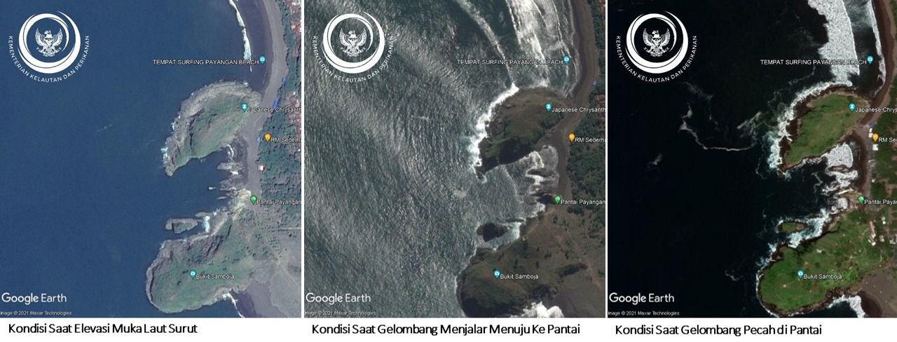 Kondisi Pantai Jember saat ritual