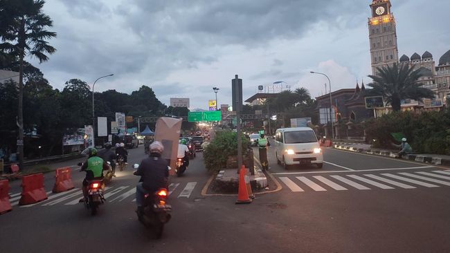 Lalu lintas di Puncak lancar (Rizky/detikcom)
