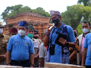 Sandiaga Geram Ada Aktivitas Tambang di Kawasan Candi Muaro Jambi