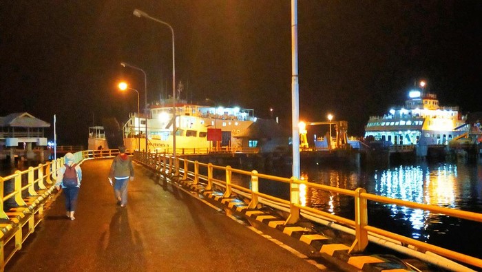 Suasana Lengang Pelabuhan Ketapang Banyuwangi Saat Nyepi