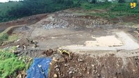 Pekerjaan konstruksi dilaksanakan sejak Desember 2020 dengan target selesai pada Juni 2022. Progres fisik saat ini telah mencapai 62%. Adapun kontraktor pelaksana adalah PT. Waskita Karya (Persero) Tbk dengan biaya APBN (MYC 2020-2022) sebesar Rp 128,5 miliar.  