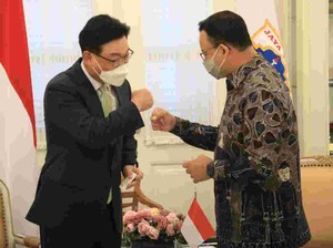 Anies Bertemu Dubes Korsel di Balai Kota, Bahas Apa?
