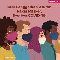 COVID-19 Dianggap Melandai, AS Mulai Longgarkan Aturan Wajib Masker