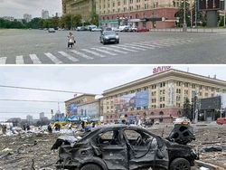 Foto Ukraina Sebelum dan Sesudah Invasi Rusia Bikin Sedih