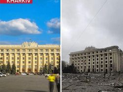 Foto Ukraina Sebelum dan Sesudah Invasi Rusia Bikin Sedih