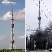 Before After Rusia invasi Ukraina