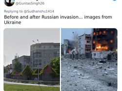 Foto Ukraina Sebelum dan Sesudah Invasi Rusia Bikin Sedih