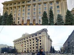 Foto Ukraina Sebelum dan Sesudah Invasi Rusia Bikin Sedih